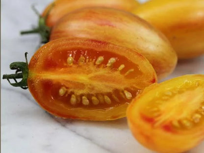 Blush Tiger Tomato Seeds